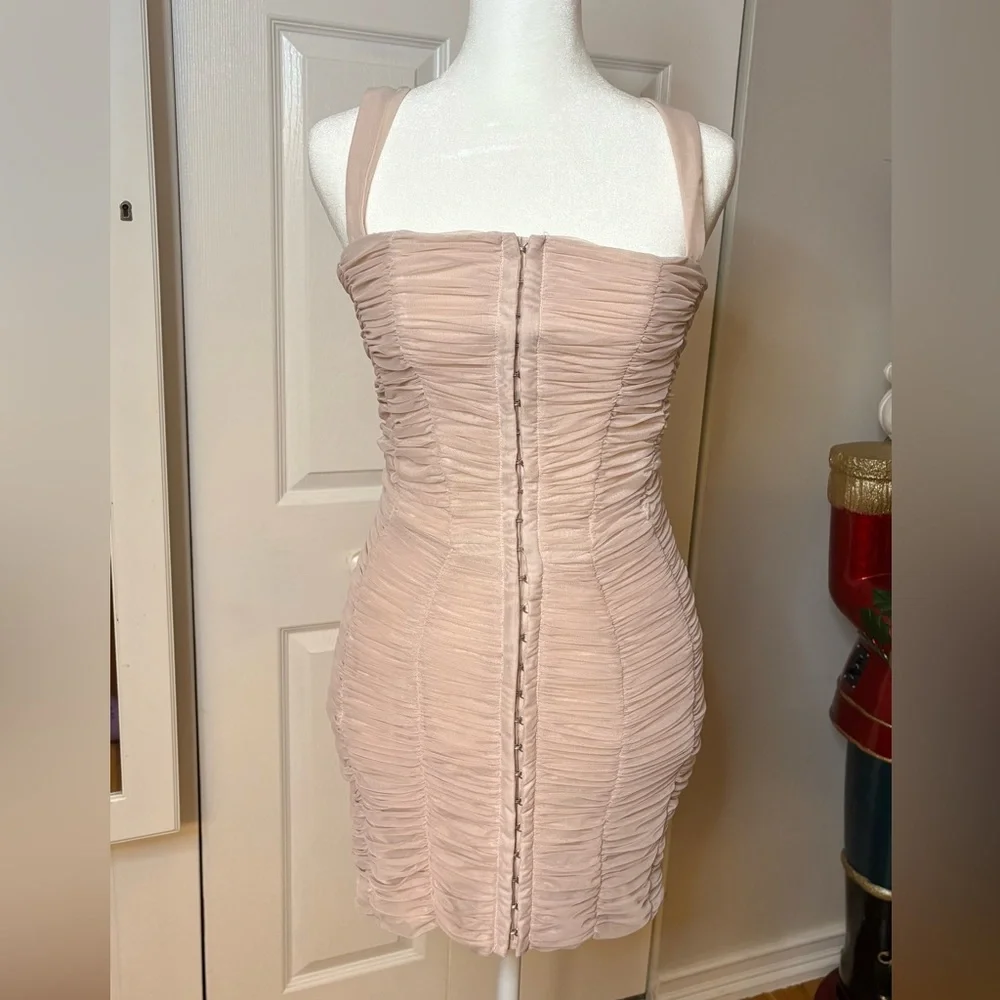 House of CB Blush Pink Mini Dress - Picture 3 of 4